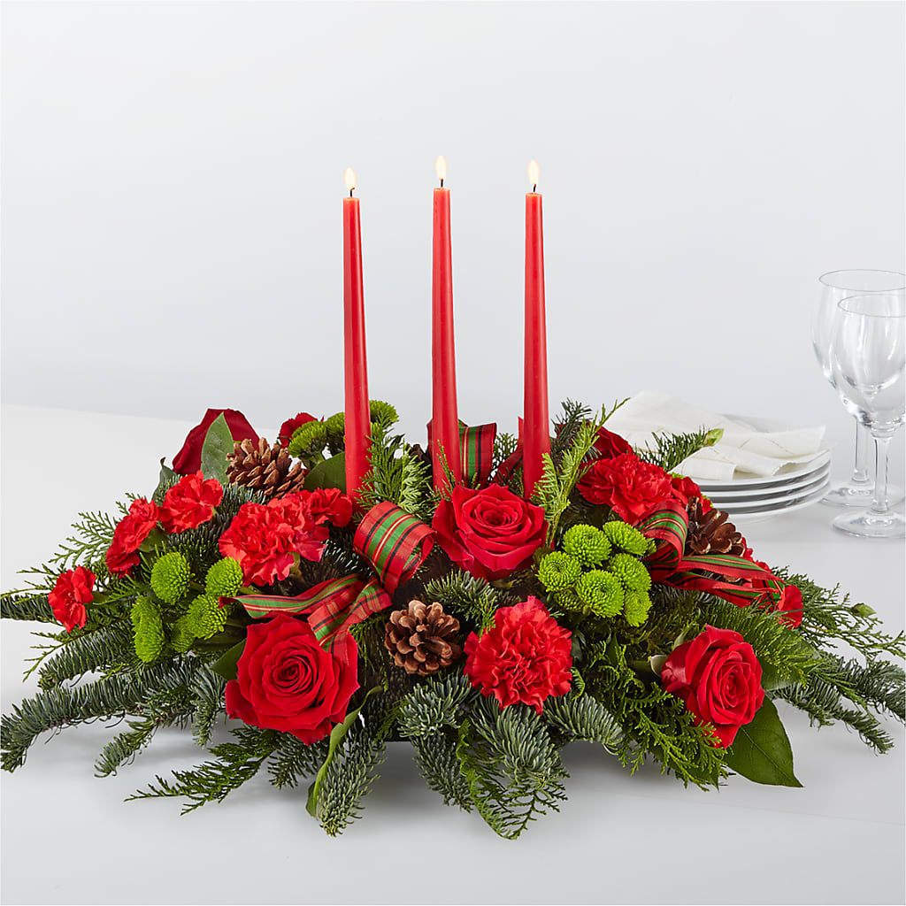 By the Candlelight Centerpiece – Charleston Cut Flower Company, Charleston WV