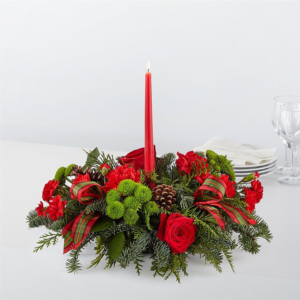 By the Candlelight Centerpiece – Charleston Cut Flower Company, Charleston WV