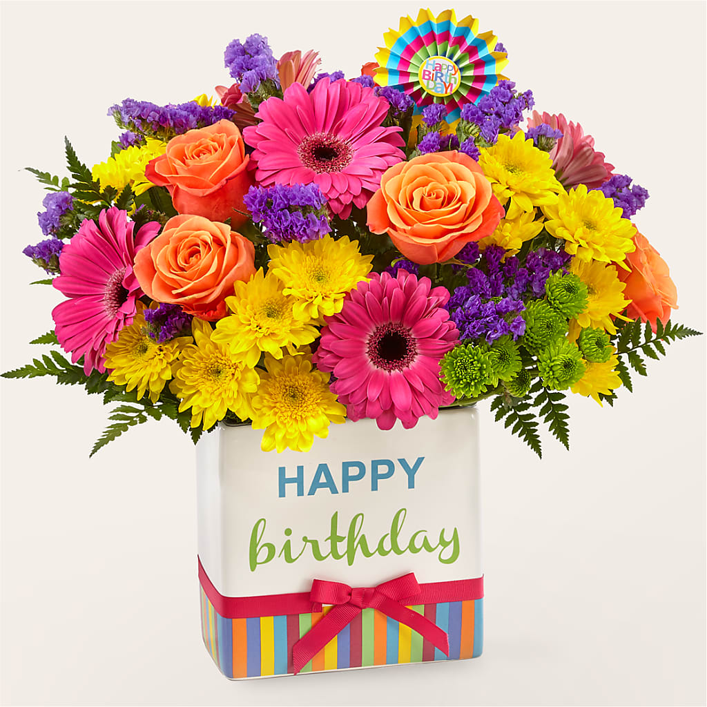 Birthday Brights Bouquet – Charleston Cut Flower Company, Charleston WV