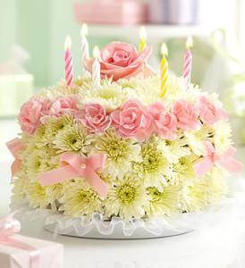 Birthday Flower Cake By CCF – Charleston Cut Flower Company, Charleston WV