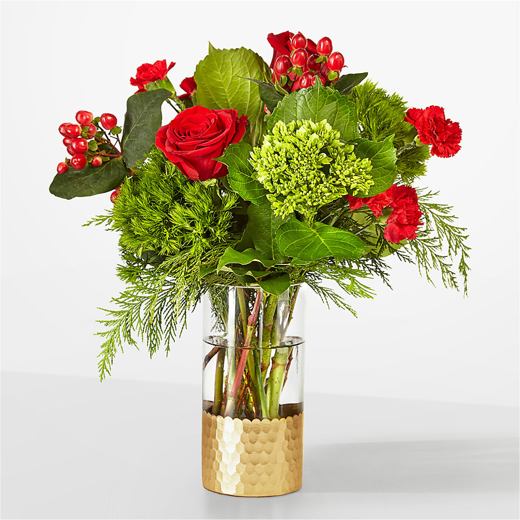 Plaid Throw Bouquet – Charleston Cut Flower Company, Charleston WV
