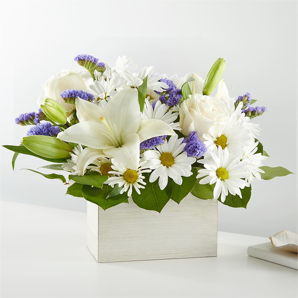 Beyond Blue Box Bouquet – Charleston Cut Flower Company, Charleston WV