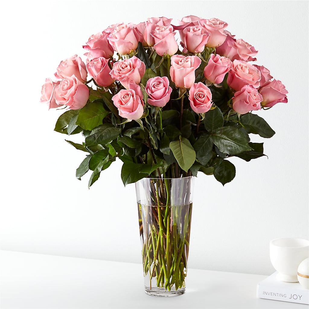 Long Stem Pink Rose Bouquet – Charleston Cut Flower Company, Charleston WV
