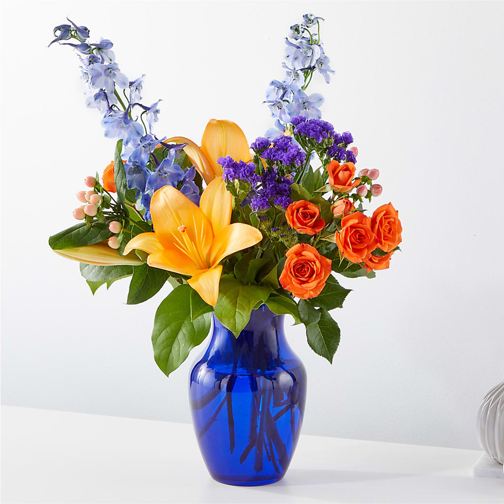 Radiant Citrus Bouquet – Charleston Cut Flower Company, Charleston WV