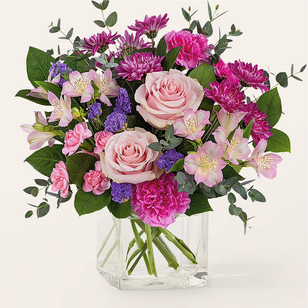 Rosy Radiance Bouquet – Charleston Cut Flower Company, Charleston WV