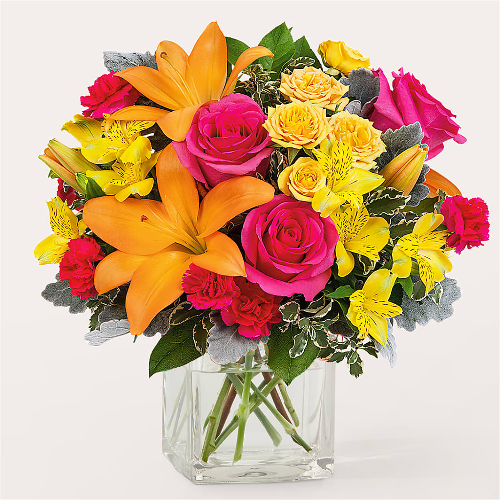 To the Tropics Bouquet – Charleston Cut Flower Company, Charleston WV