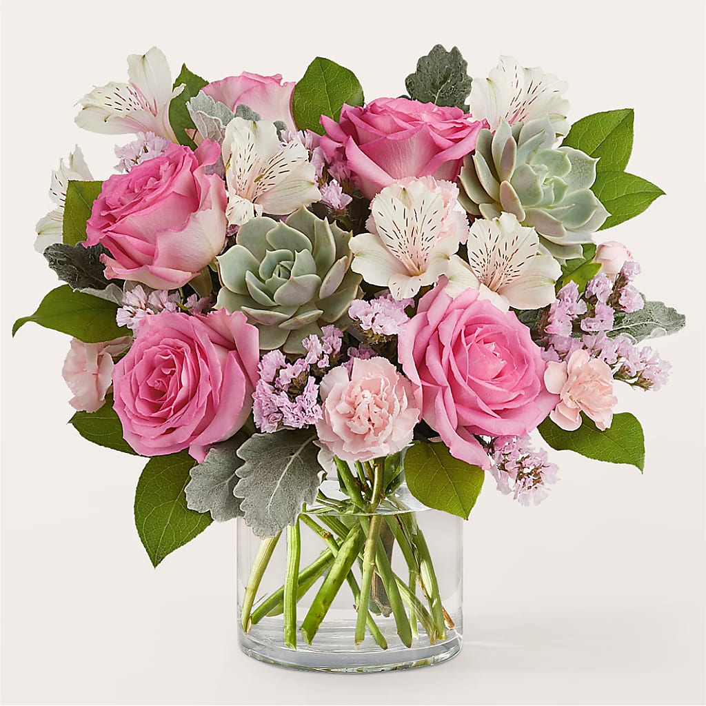 Dusty Rose Bouquet – Charleston Cut Flower Company, Charleston WV