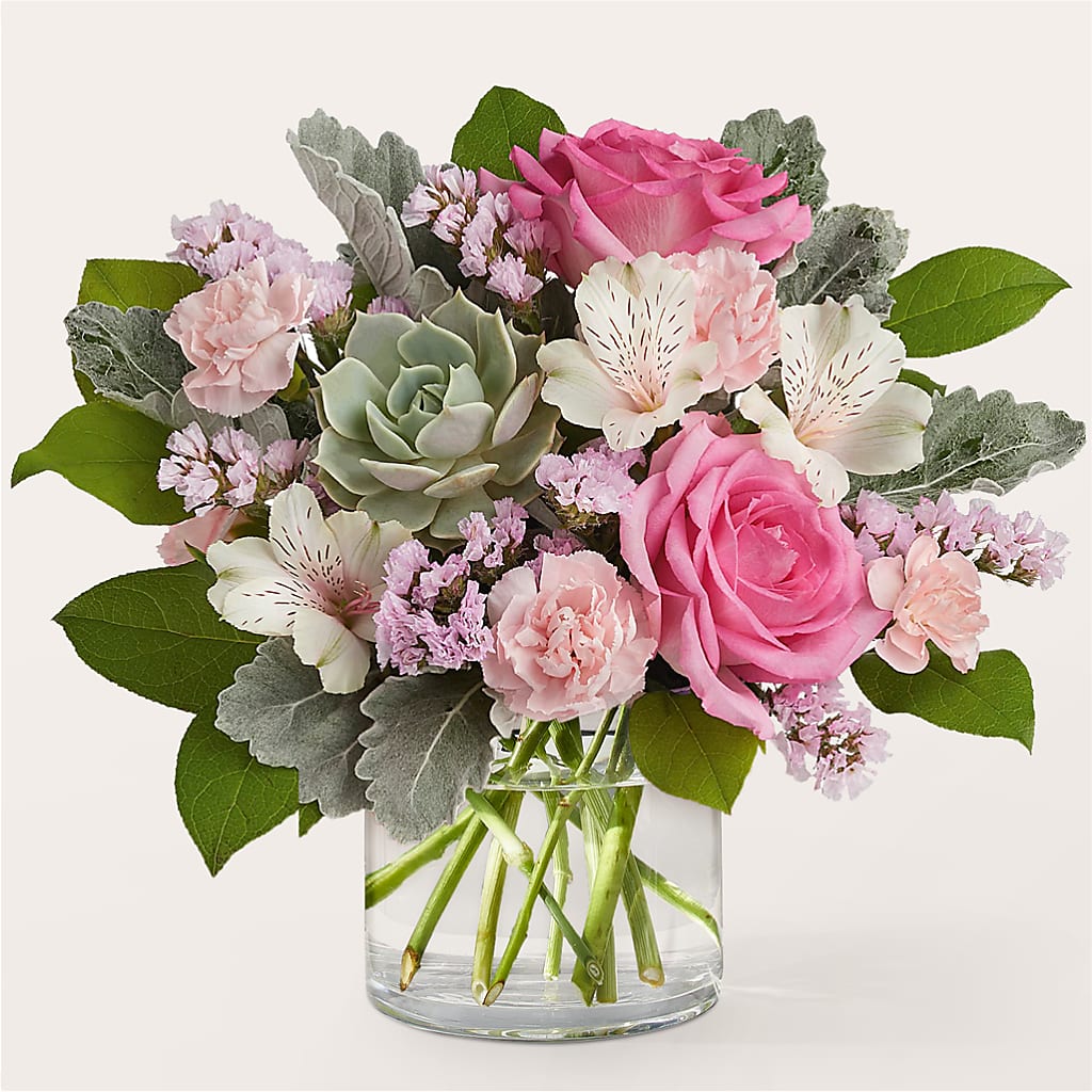 Dusty Rose Bouquet – Charleston Cut Flower Company, Charleston WV