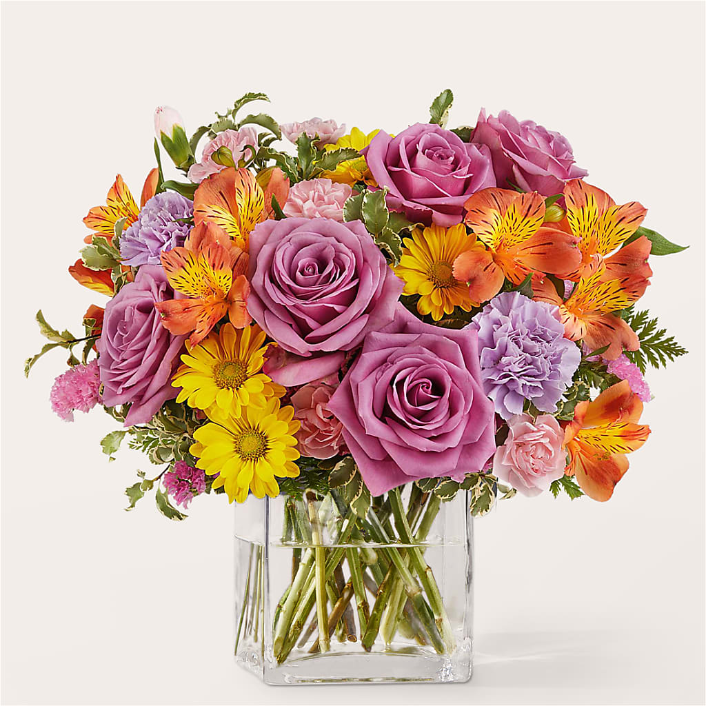 Shades of Happiness Bouquet – Charleston Cut Flower Company, Charleston WV