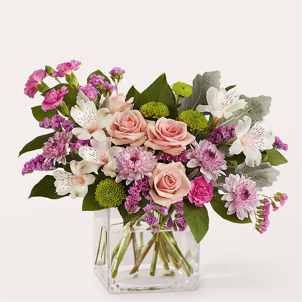 Pink Suede Bouquet – Charleston Cut Flower Company, Charleston WV