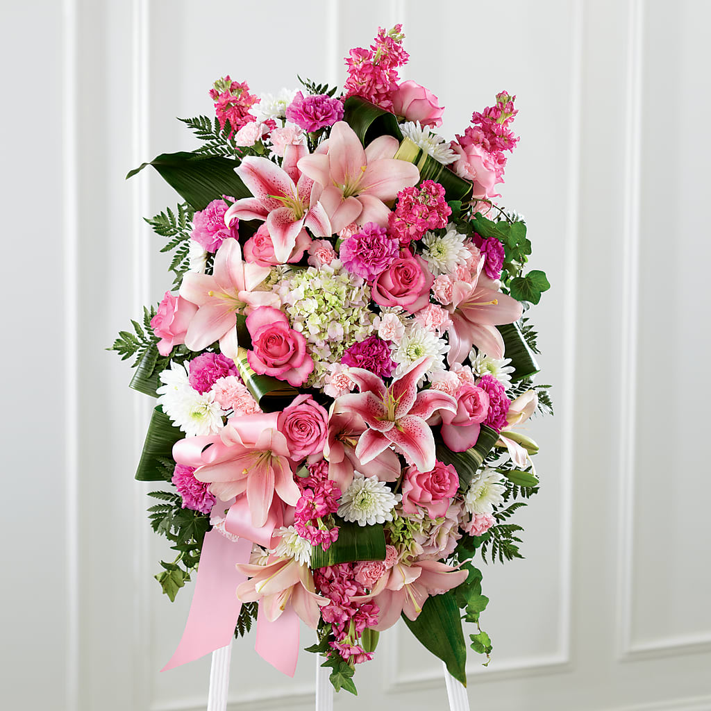 Comforting Standing Spray – Charleston Cut Flower Company, Charleston WV