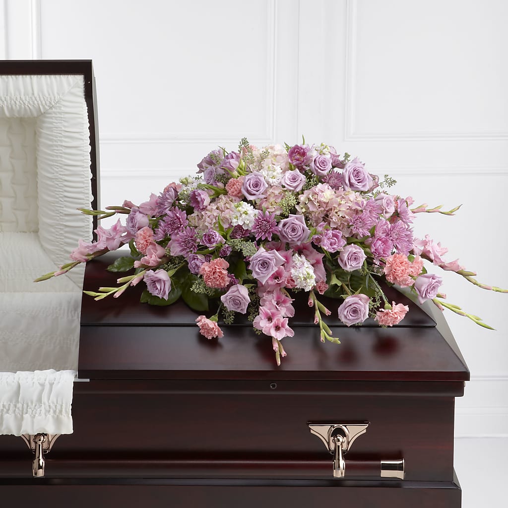Immorata Casket Spray – Charleston Cut Flower Company, Charleston WV