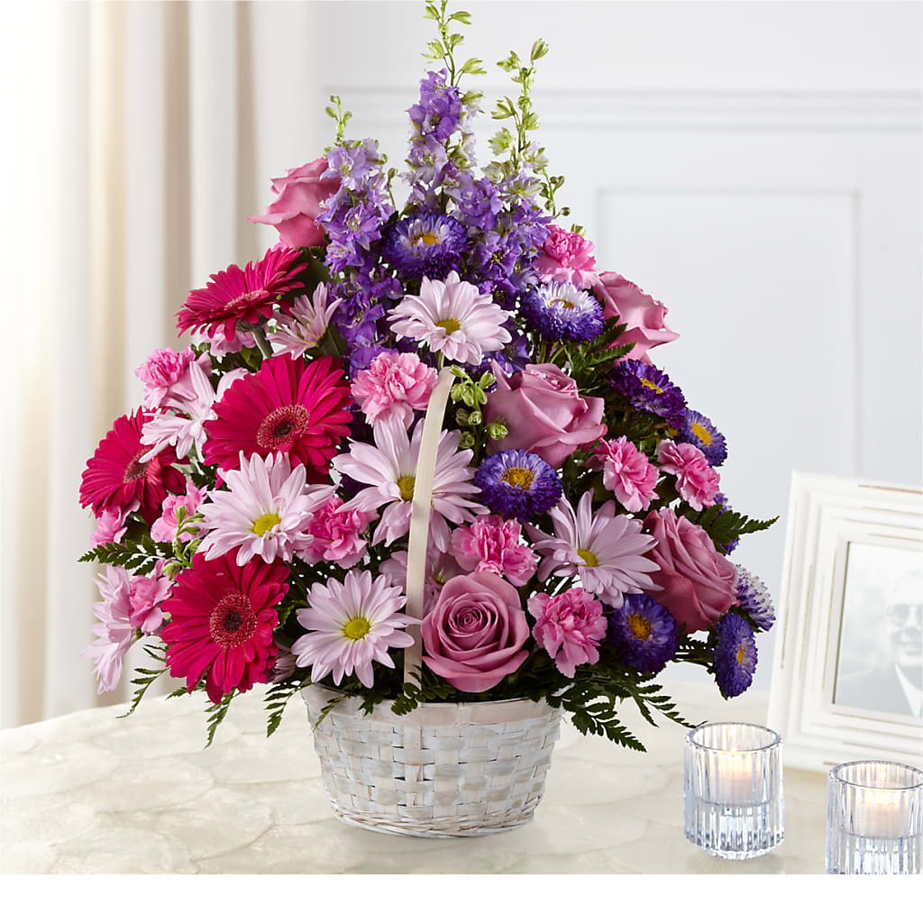 Pastel Peace Basket – Charleston Cut Flower Company, Charleston WV