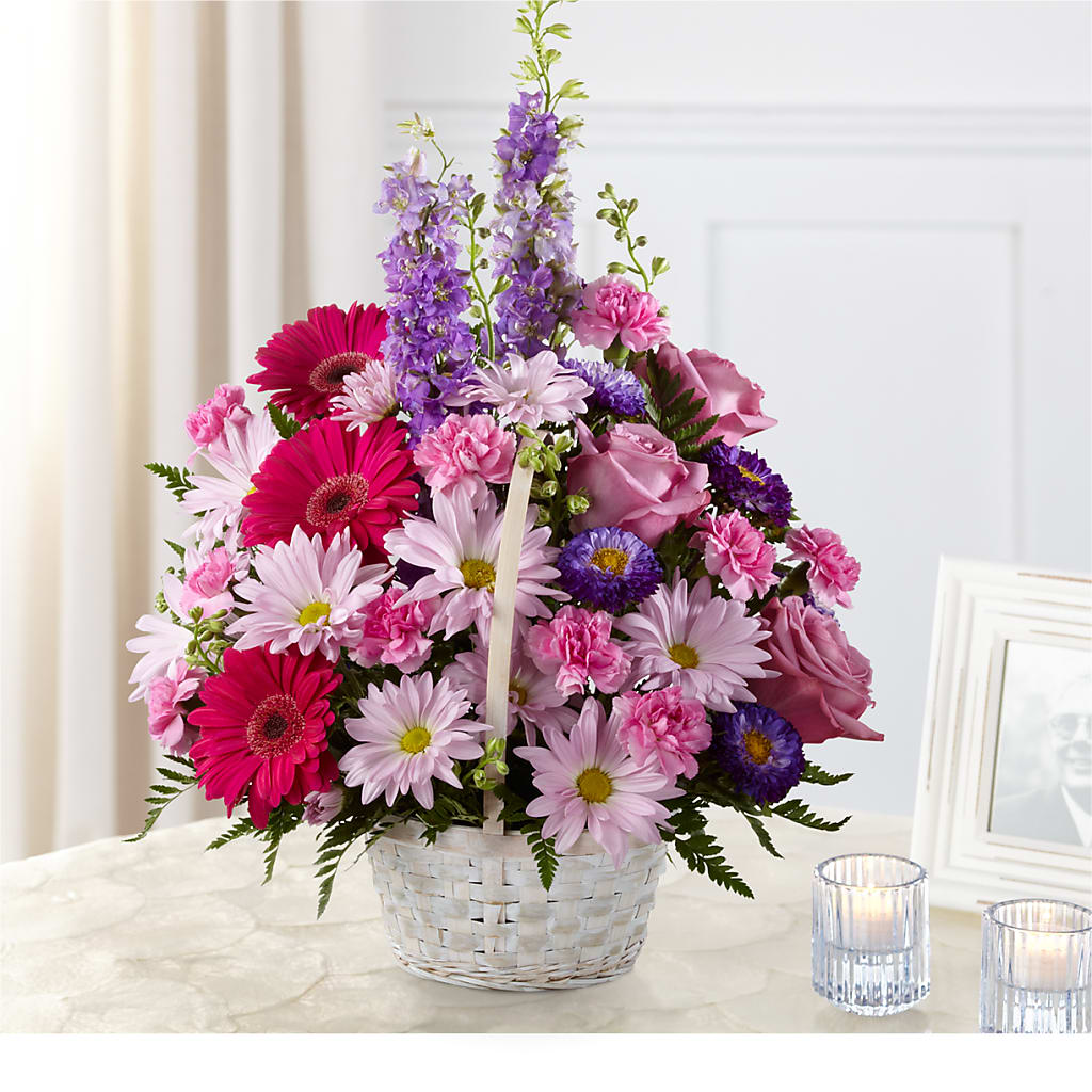 Pastel Peace Basket – Charleston Cut Flower Company, Charleston WV