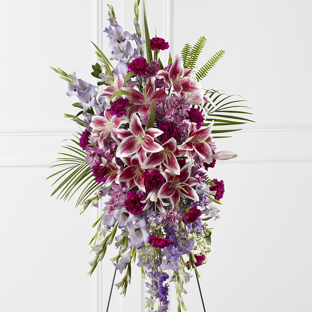 Tender Touch Standing Spray – Charleston Cut Flower Company, Charleston WV
