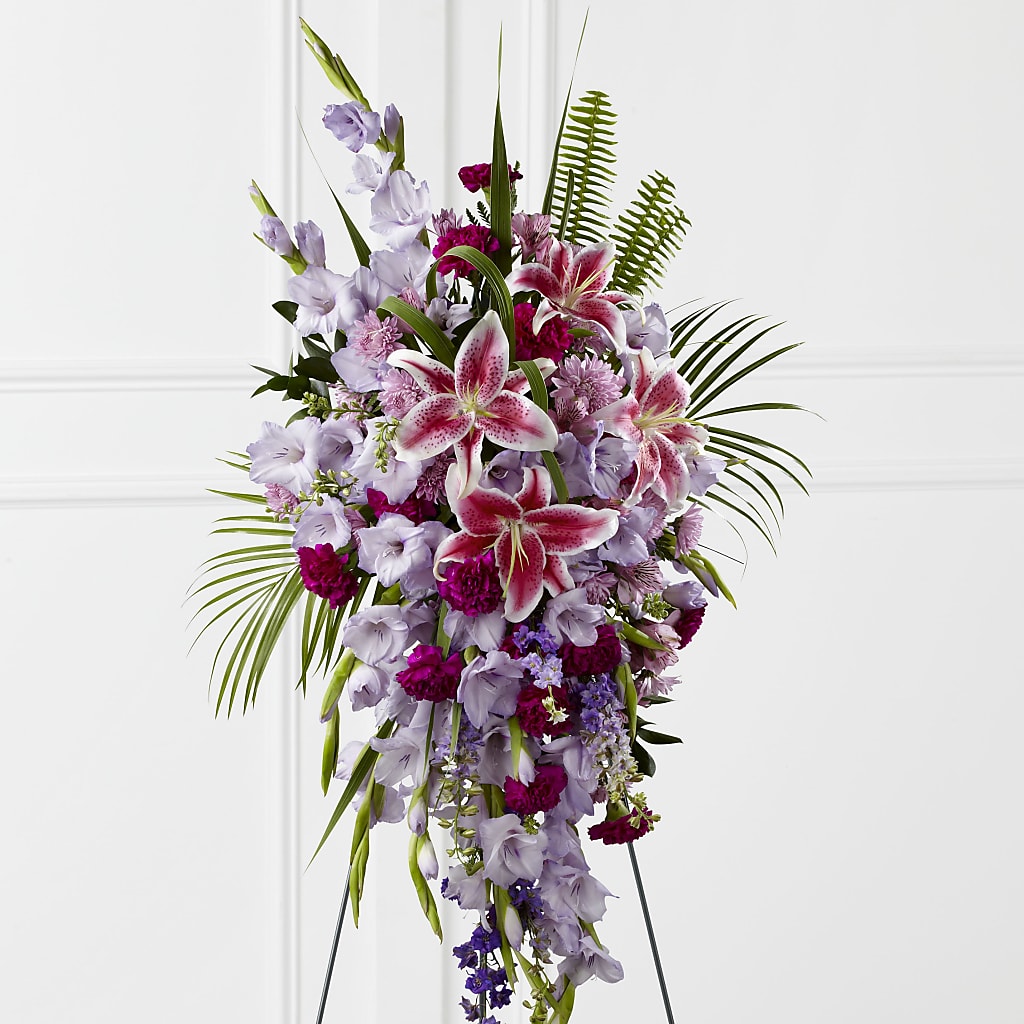 Tender Touch Standing Spray – Charleston Cut Flower Company, Charleston WV