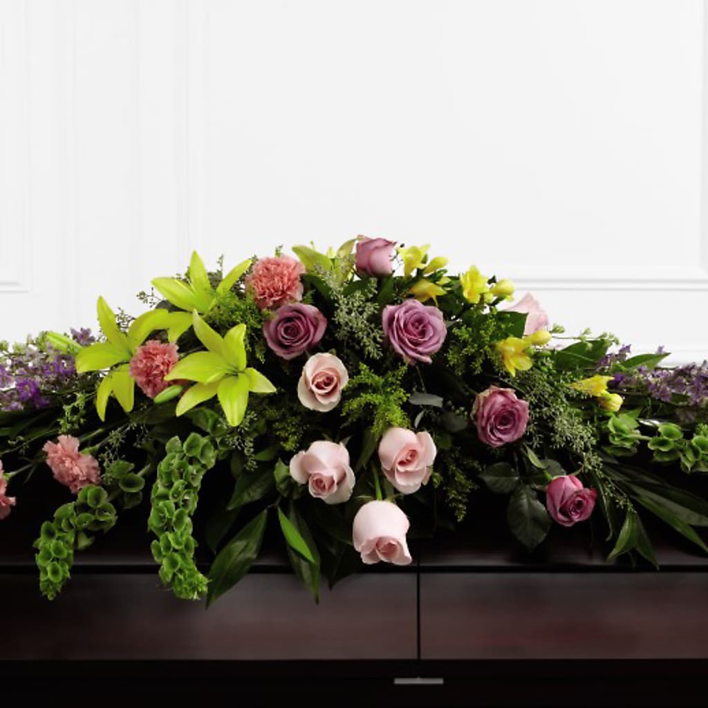 Forever Beloved Casket Spray – Charleston Cut Flower Company, Charleston WV