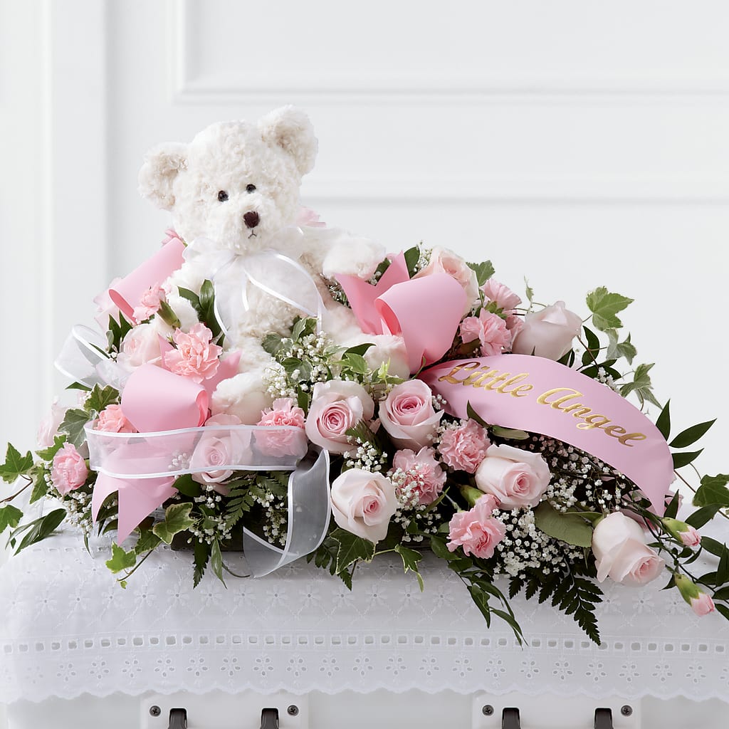 Touch of Sympathy Casket Spray – Charleston Cut Flower Company, Charleston WV
