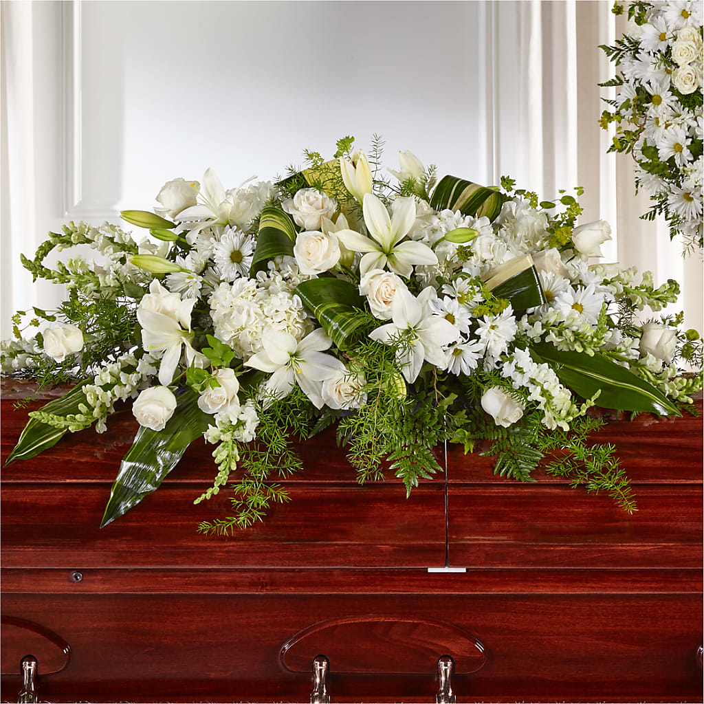 Abundance Casket Spray – Charleston Cut Flower Company, Charleston WV
