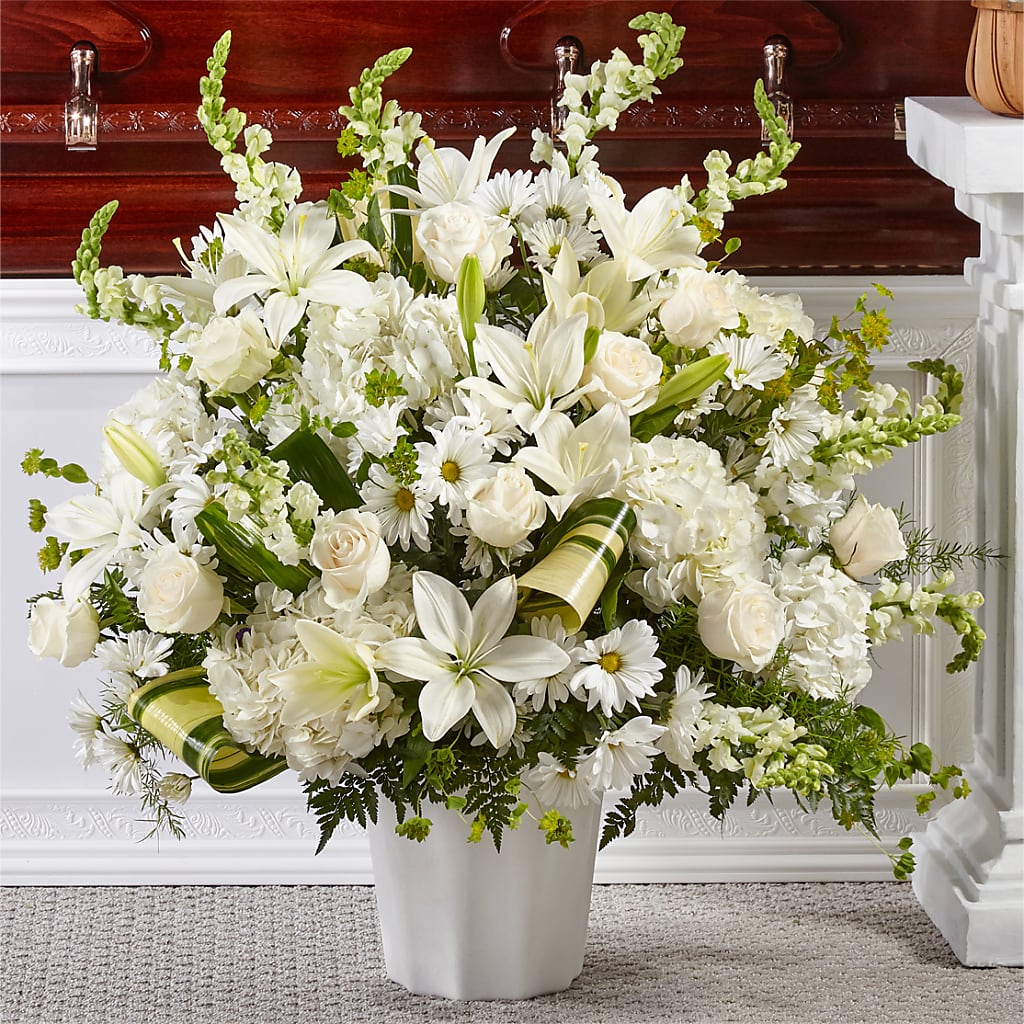 Thoughts of Tranquility Floor Basket – Charleston Cut Flower Company, Charleston WV