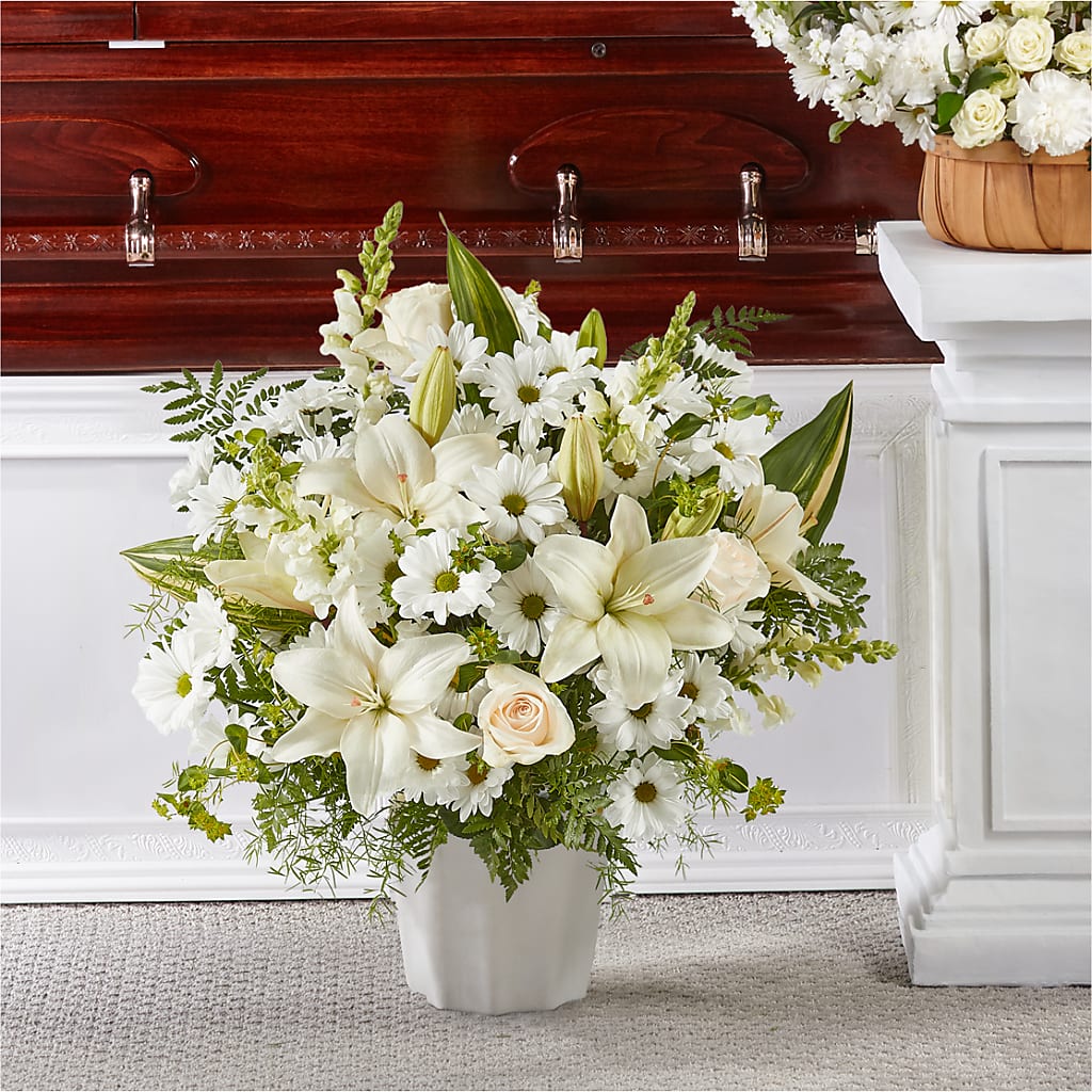 Thoughts of Tranquility Floor Basket – Charleston Cut Flower Company, Charleston WV