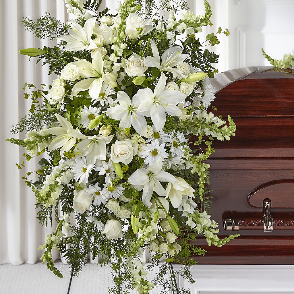 Loving Thoughts Standing Spray – Charleston Cut Flower Company, Charleston WV