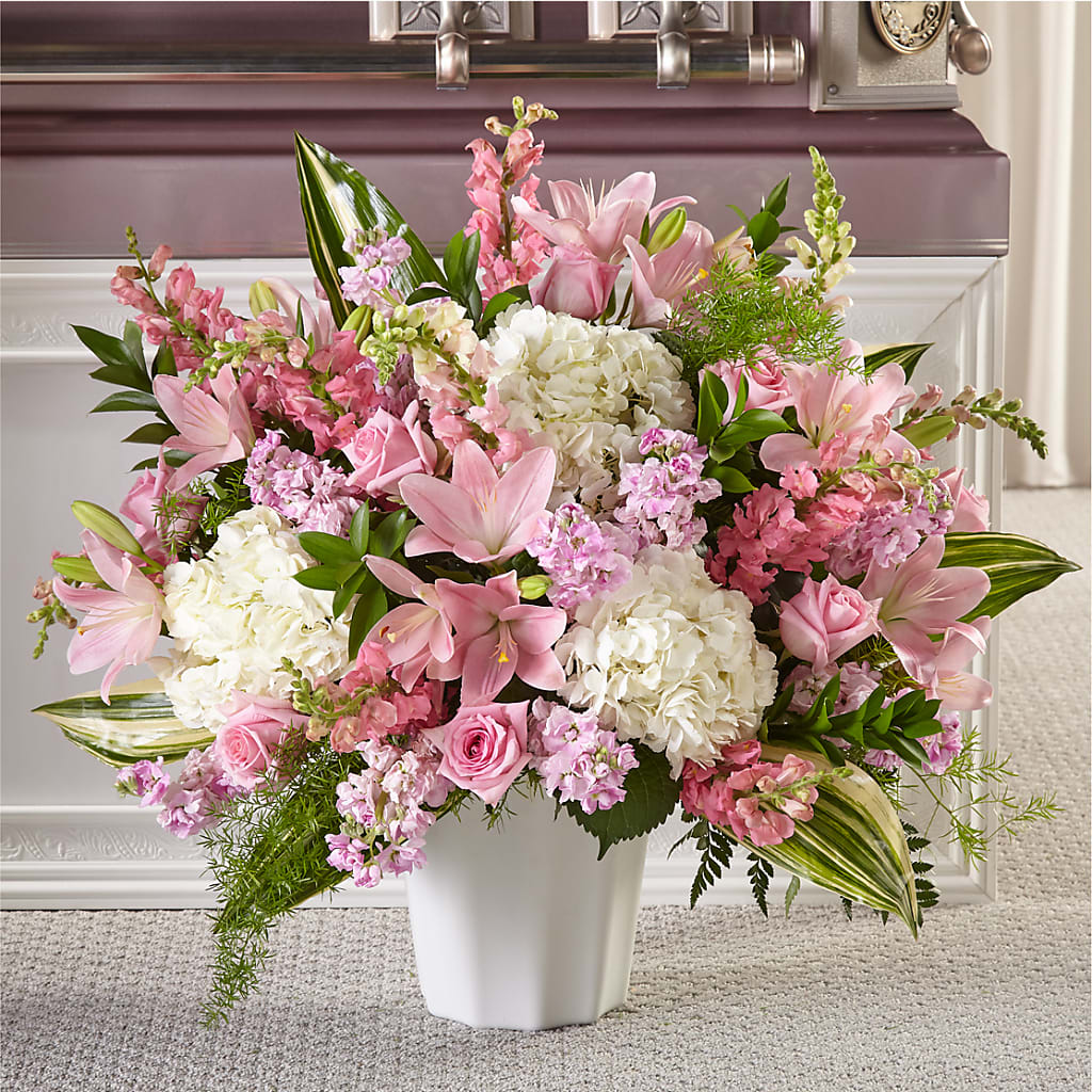 Simply Serene Floor Basket – Charleston Cut Flower Company, Charleston WV
