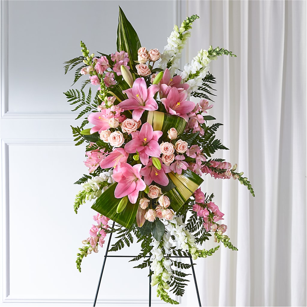 Elegant Embrace Standing Spray – Charleston Cut Flower Company, Charleston WV