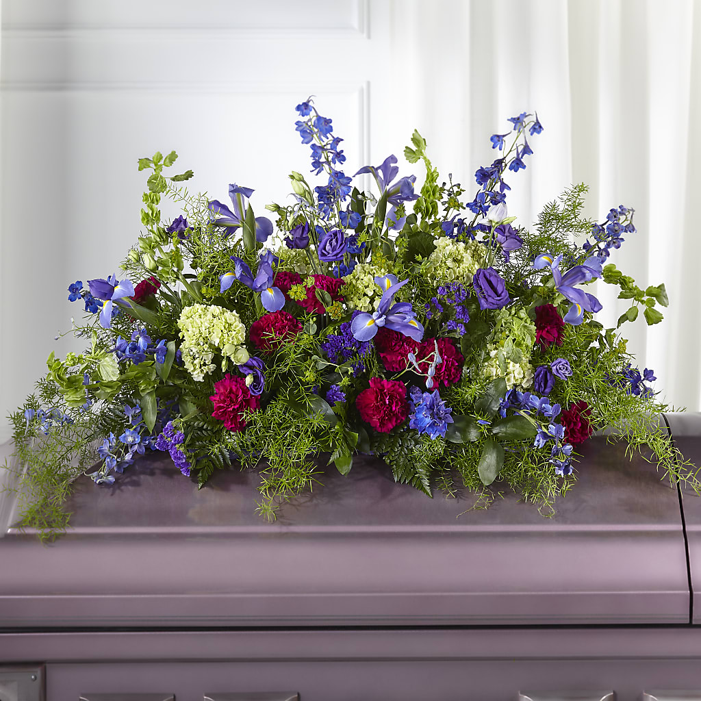 Always Treasured Casket Spray – Charleston Cut Flower Company, Charleston WV