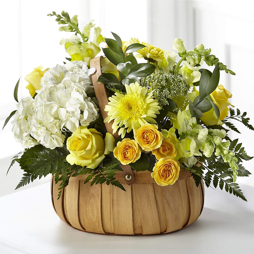 Rustic Remembrance Basket – Charleston Cut Flower Company, Charleston WV