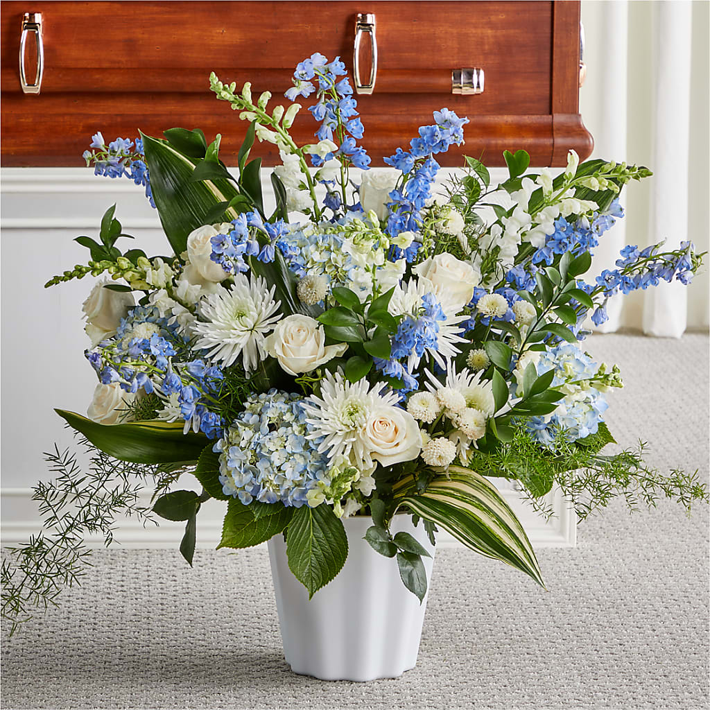 Everlasting Memories Floor Basket – Charleston Cut Flower Company, Charleston WV