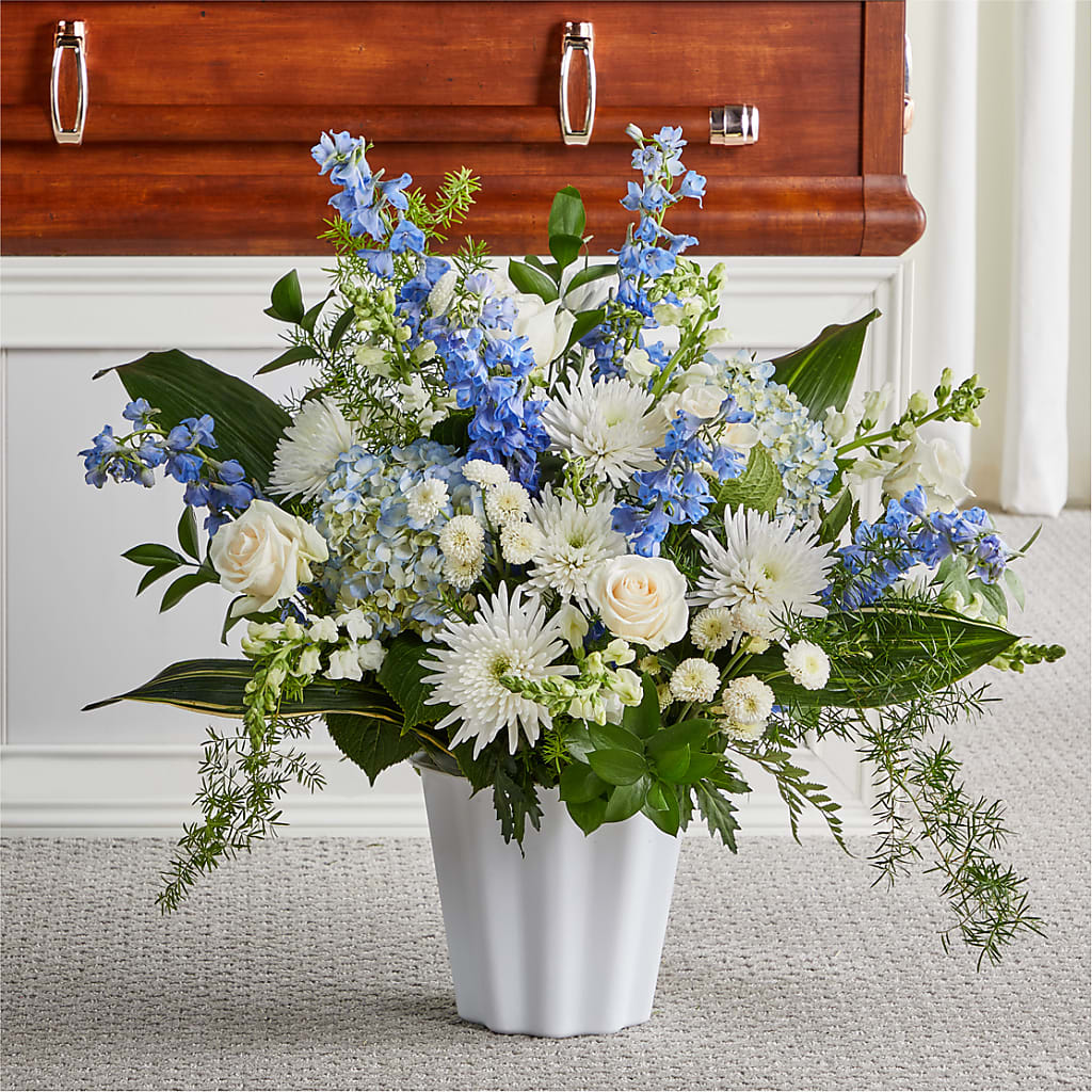 Everlasting Memories Floor Basket – Charleston Cut Flower Company, Charleston WV