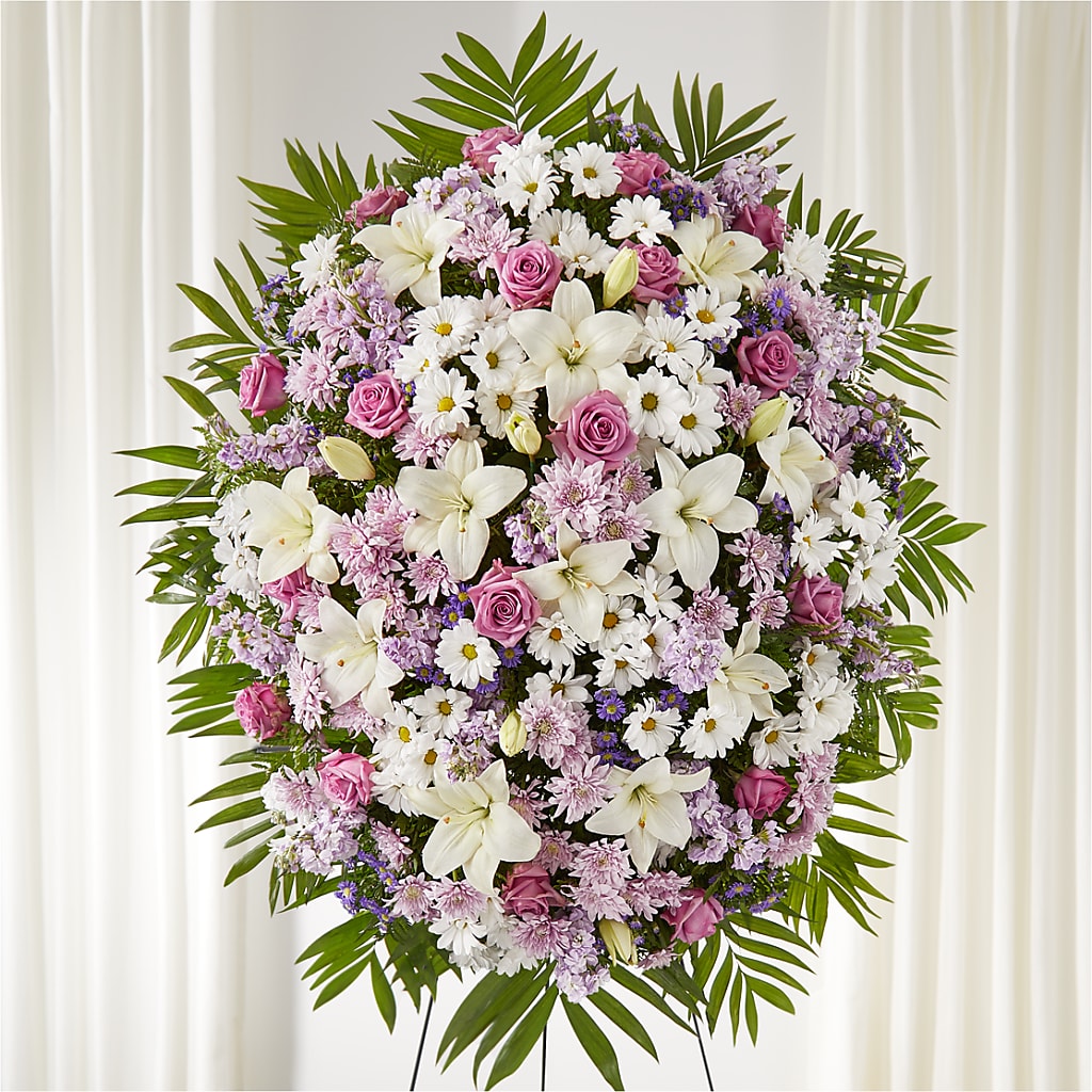 Surrounded by Love Standing Spray – Charleston Cut Flower Company, Charleston WV