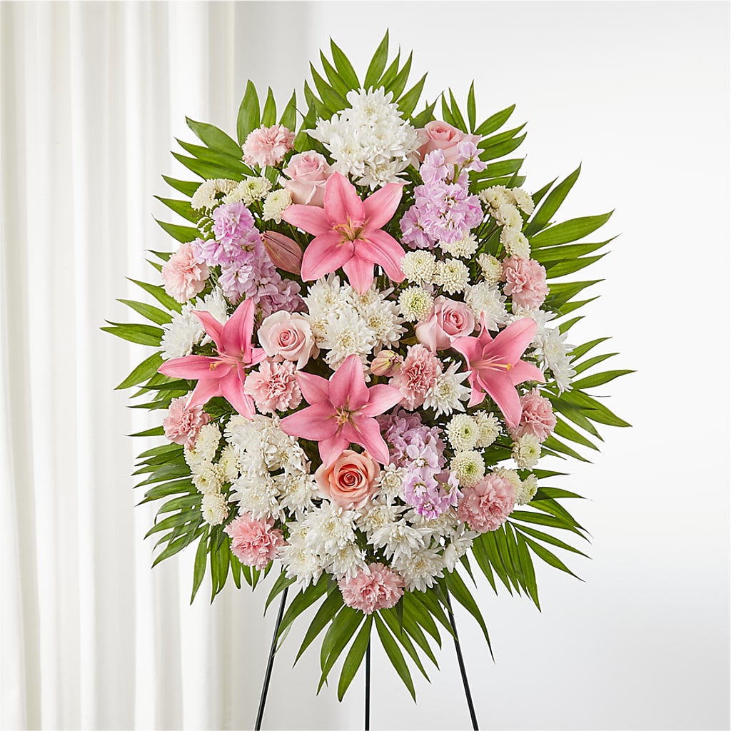 Offering Solace Standing Spray – Charleston Cut Flower Company, Charleston WV