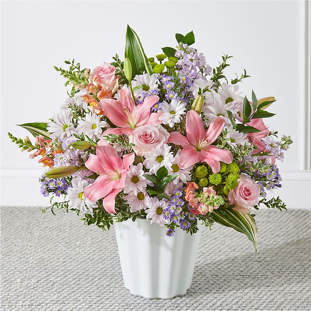 Abundant Compassion Floor Basket – Charleston Cut Flower Company, Charleston WV