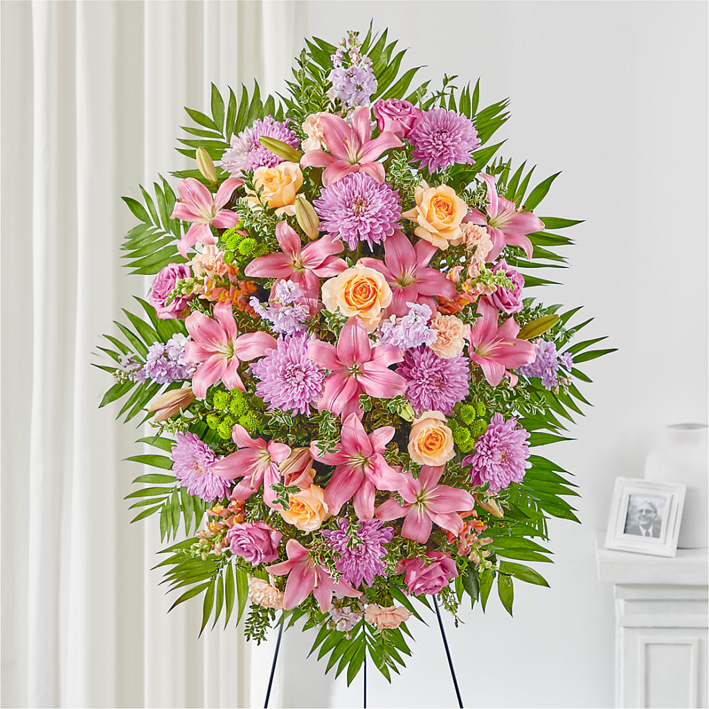 Love & Light Standing Spray – Charleston Cut Flower Company, Charleston WV