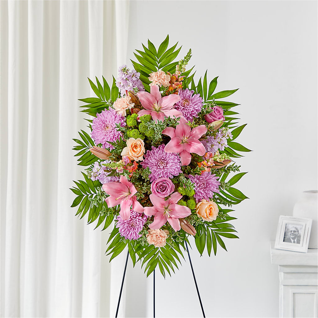 Love & Light Standing Spray – Charleston Cut Flower Company, Charleston WV