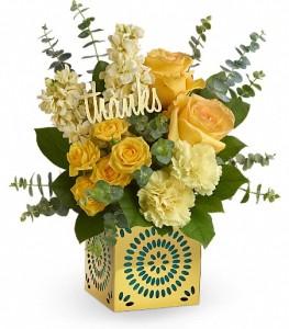 Teleflora's Shimmer of Thanks by CCF – Charleston Cut Flower Company, Charleston WV