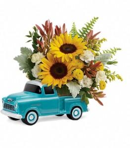 Telelfora's 55 Chevy Pickup by CCF – Charleston Cut Flower Company, Charleston WV