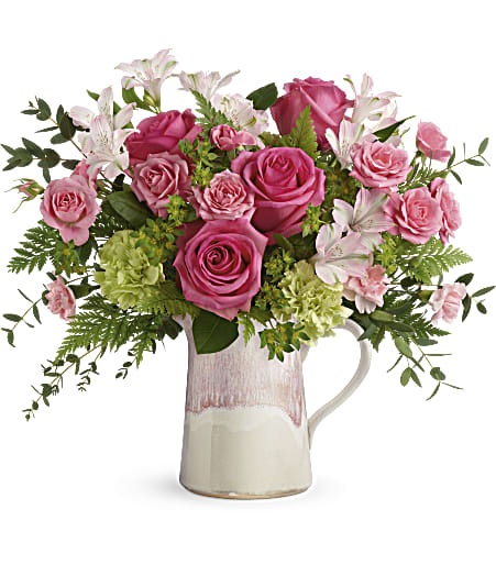 Teleflora's Heart Stone Pitcher by CCF