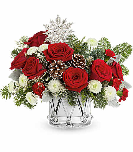Teleflora's Little Drummer Joy by CCF – Charleston Cut Flower Company, Charleston WV