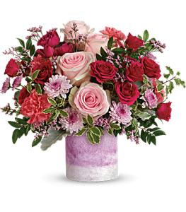 Teleflora's Washed in Pink by CCF – Charleston Cut Flower Company, Charleston WV