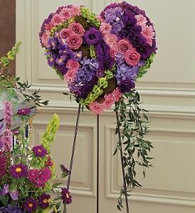 Graceful Tribute Heart - by Charleston Cut Flower Co – Charleston Cut Flower Company, Charleston WV