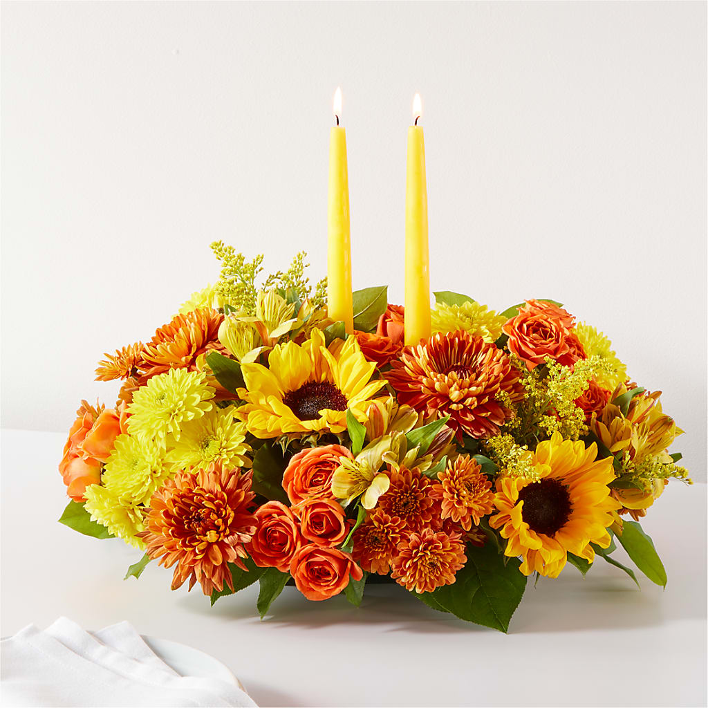 Autumn Harmony Centerpiece – Charleston Cut Flower Company, Charleston WV