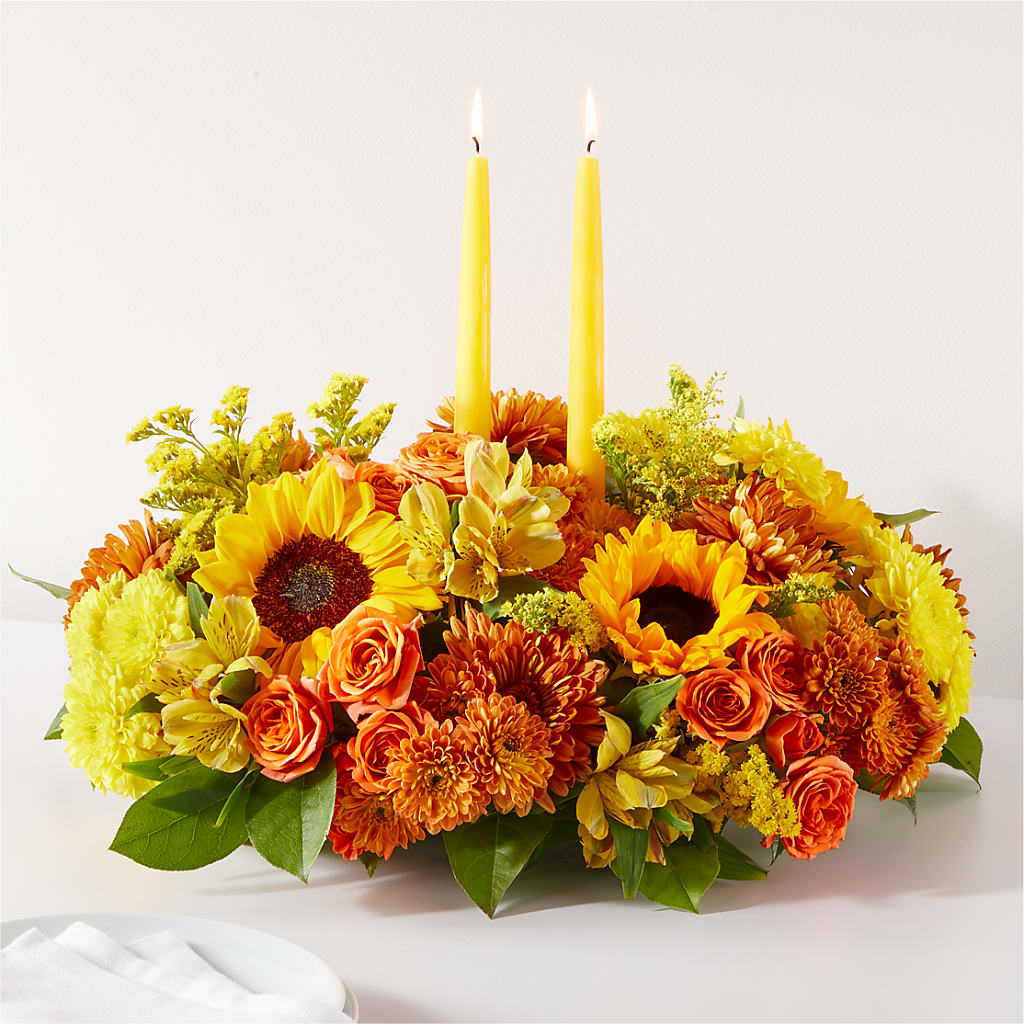 Autumn Harmony Centerpiece – Charleston Cut Flower Company, Charleston WV