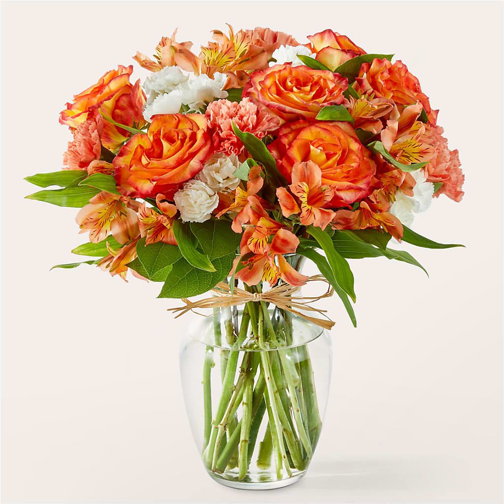 Apricot Glow Bouquet – Charleston Cut Flower Company, Charleston WV