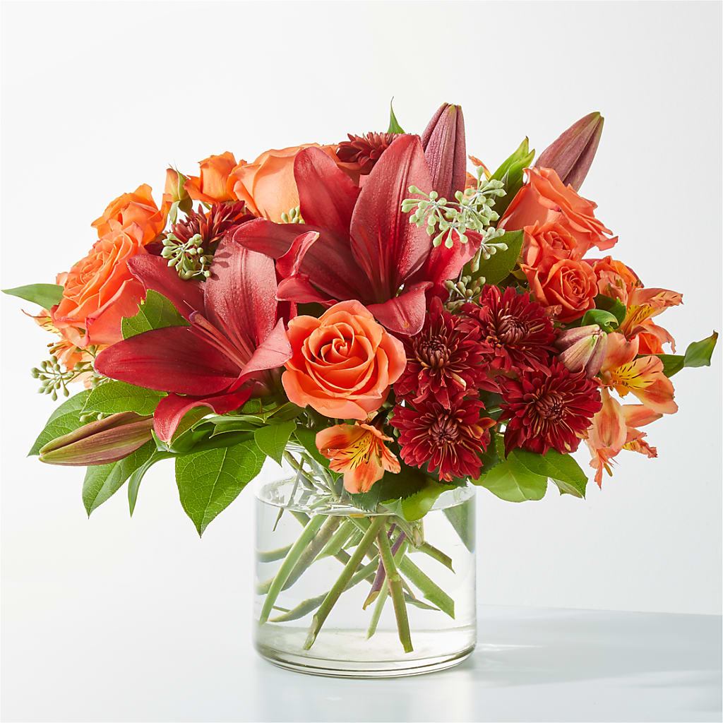 Crimson Leaves Bouquet – Charleston Cut Flower Company, Charleston WV