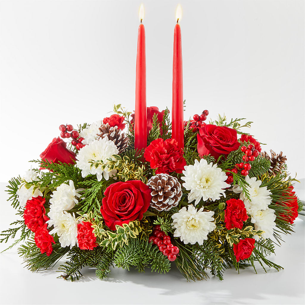 Holiday Soiree Centerpiece – Charleston Cut Flower Company, Charleston WV