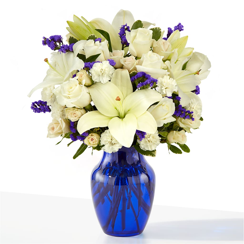 Sapphire Rush Bouquet – Charleston Cut Flower Company, Charleston WV