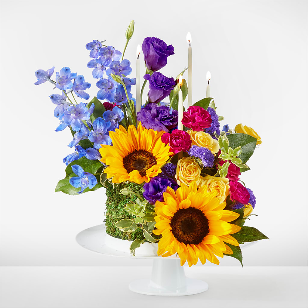 Star of the Day Floral Cake – Charleston Cut Flower Company, Charleston WV